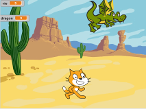 Exemple de jeu développé en SCRATCH