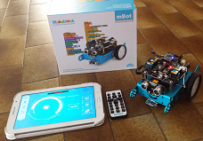 Exemple de robot pouvant être programmé en SCRATCH